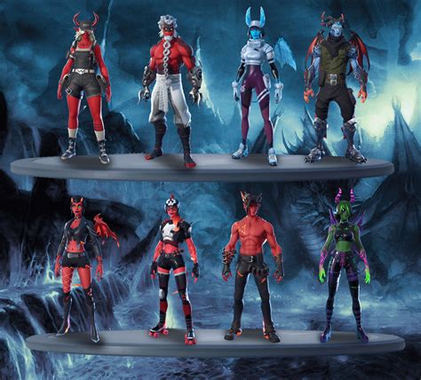 All Devil/Demon skins in Fortnite right now : r/FortNiteBR