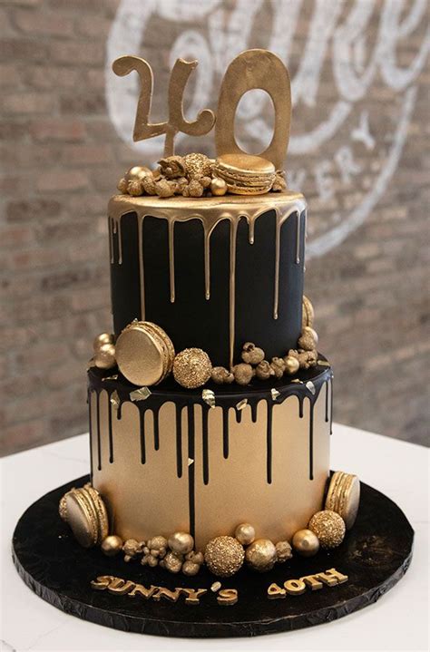 Black And Gold Drip Birthday Cake in 2023 | 60th birthday cakes, Birthday cakes for men ...