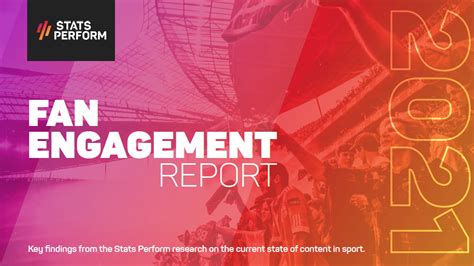 How Has Fan Engagement Changed in 2021 and Beyond? - Stats Perform