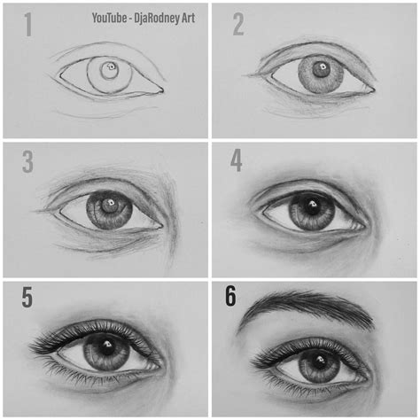 Easy Way to Draw Realistic Eyes: Step by Step
