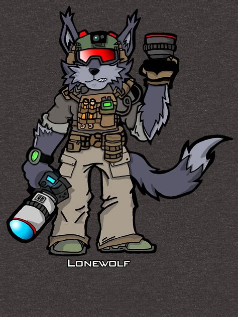 "classic Tactical Wolf " T-shirt for Sale by TacticalWolf | Redbubble | tactical t-shirts - wolf ...