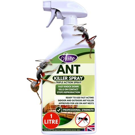 Buy Aviro Ant Killer (1 Litre) - Fast Acting Ant Killer Spray For Indoor And Outdoor Use ...