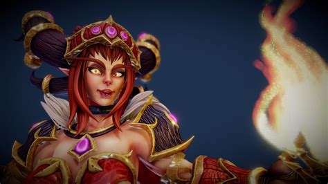 Alexstrasza from World Of Warcraft Fan Art - Buy Royalty Free 3D model by Magnaomega [028f0b0 ...