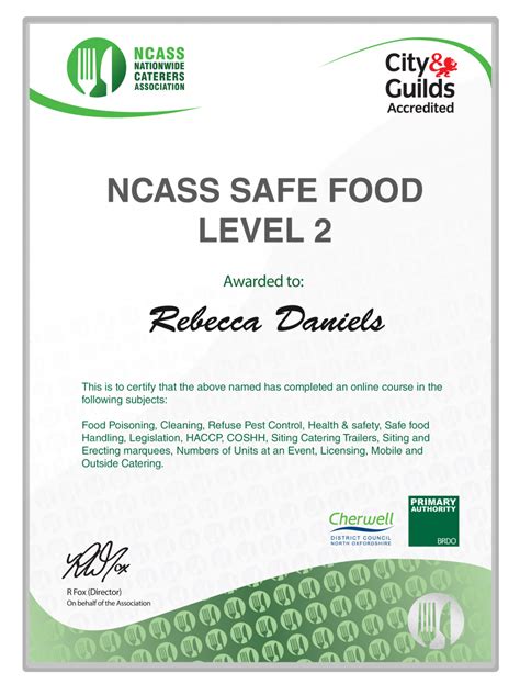 Food Hygiene Level 2 - Online Course | NCASS Training