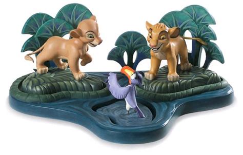 WDCC The Lion King Simba Nala Zazu And Base - 1228059 From the The Lion King Walt Disney ...