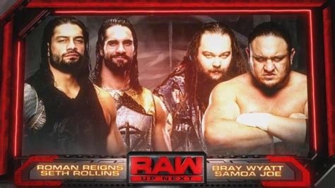 WWE Raw: Roman Reigns, Seth Rollins reunite to face Bray Wyatt, Samoa ...