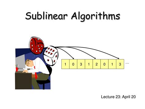 PPT - Sublinear Algorithms PowerPoint Presentation, free download - ID ...