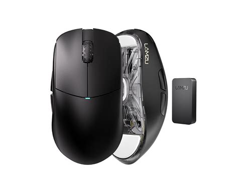 Lamzu Atlantis Mini 4K Wireless Superlight Gaming Mouse - Charcoal Black - MaxGaming.com