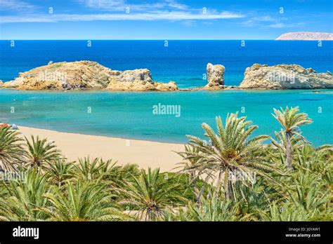 Vai Beach, Crete Island, Greece Stock Photo - Alamy