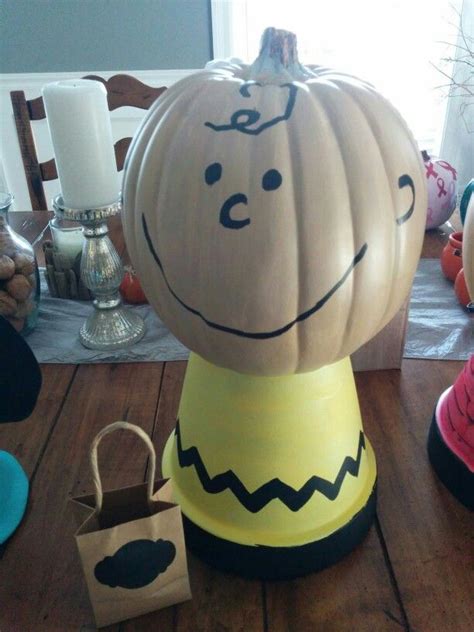 Charlie Brown as a pumpkin | Pumpkin, Pumpkin carving, A pumpkin