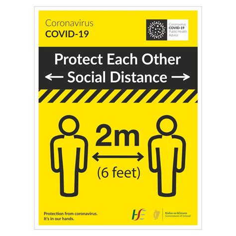 COVID-19 Protect Each Other Social Distance Sign