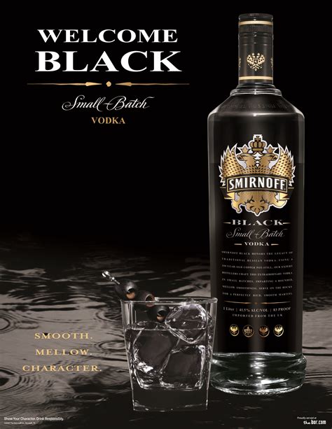 smirnoff black vodka by Chris Wahl at Coroflot.com