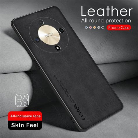 Honor X9C 5G 2024 Sheepskin Leather Phone Case For Honor X9C X9B X9A X ...