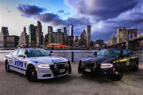 New York, NYPD and New York State Police Dodge Chargers in New York ...