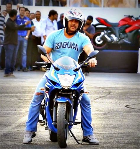 Salman Khan at bike stunt event: Photos