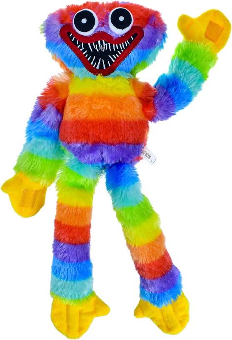 Huggy Wuggy Plush Huggy Wuggy Toy 40cm Rainbow Plushie Toy Smile ...