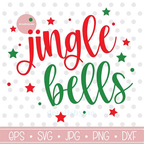 Jingle Bells Svg Jingle Bells Clipart Christmas Svg - Etsy