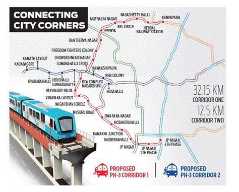 Bengaluru To Get Two Double-Decker Flyovers Under Namma Metro Phase III Project