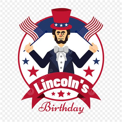 Lincoln PNG Transparent, Lincoln S Birthday Hand Drawn Cartoon Lincoln ...