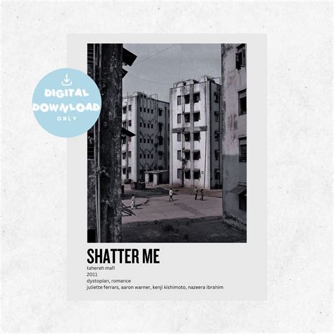 Shatter Me Aesthetic Poster - Etsy