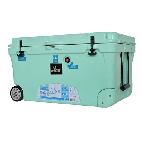 nICE CLF-517820 110 Quart Seafoam Green Wheeled Cooler - Walmart.com