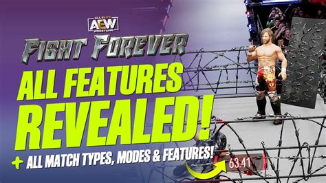 AEW Fight Forever: All Features, Game Modes, Match Types, Roster ...