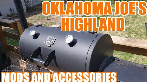 Oklahoma Joe's Highland Offset Smoker Mods and Accessories - YouTube