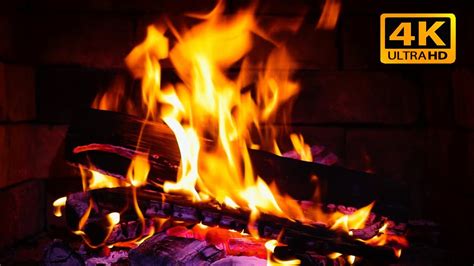 🔥Fireplace 4K (12 HOURS). Enjoy the soothing FIREPLACE IN 4K - YouTube