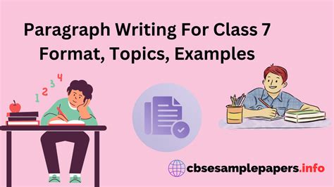 Paragraph Writing For Class 7 Format, Topics, Examples - CBSE Sample Papers