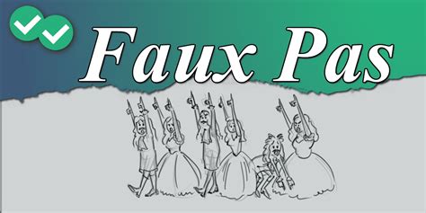 Faux pas in english - virtvia