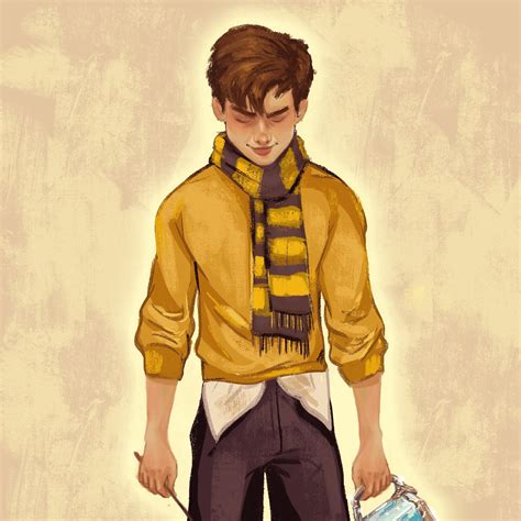 Cedric Diggory Illustrated by Mary Elizabeth Weber / @lizzylune https://www.etsy.com/listing ...