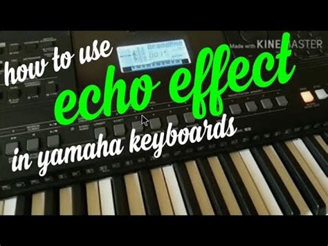 YAMAHA PSR e463 "adding echo to voice" tutorial - YouTube