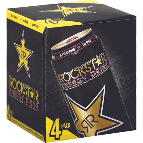 Rockstar Energy Drink, Original 4 ea | Energy | Festival Foods Shopping