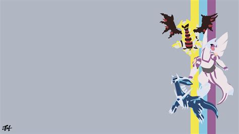 Creation Trio (Pokemon) Minimalist Wallpaper by slezzy7 on DeviantArt