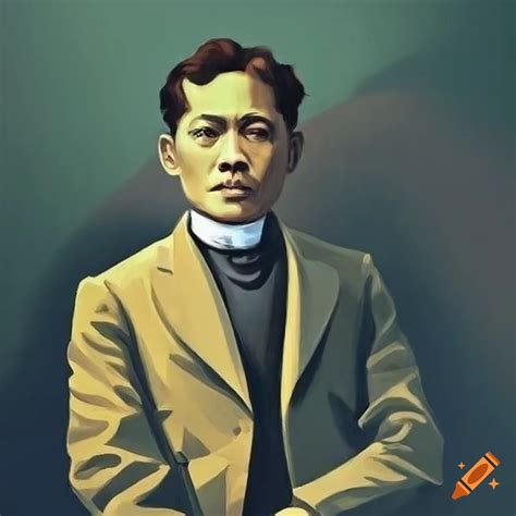 Portrait of jose rizal