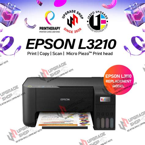 Epson Ecotank L3210 3 in 1 printer Replacement model for L3110 | Lazada PH