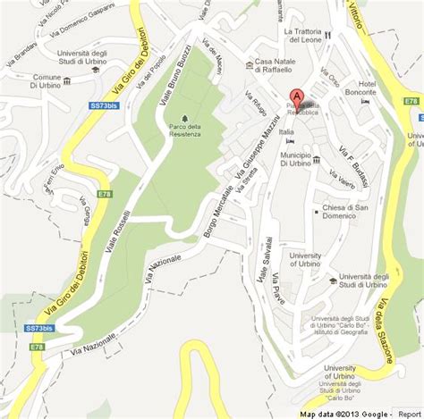 Urbino Map