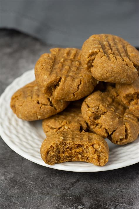 Vegan Peanut Butter Cookies - Healthier Steps