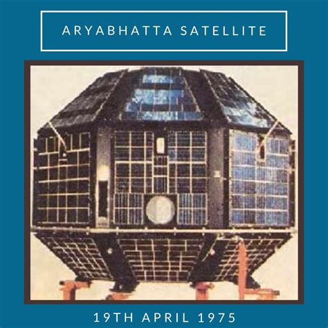 Indian First Satellite - Aryabhata : r/space