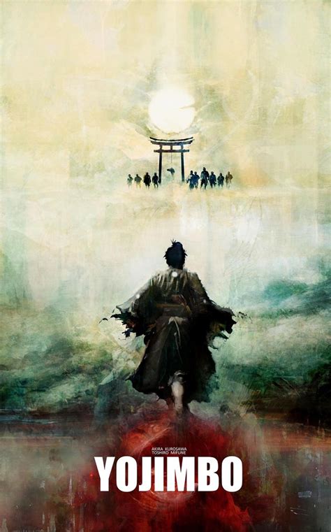 Yojimbo (1961) [1275x2050] By Christopher Shy | Movie posters, Movie art, Japanese movie