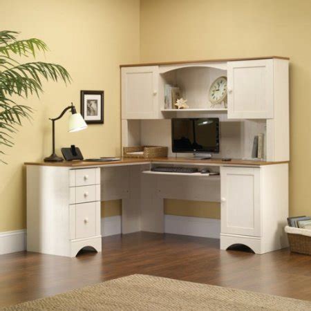 White Corner Desk: White Corner Desk With Drawers