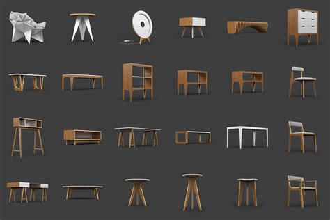 25 Free 3D Furniture Model by ODESD2 - 3D Architectural Visualization ...