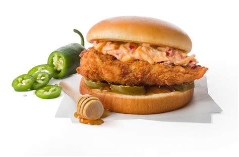 New Limited Release Honey Pepper Pimento Chicken Sandwich at Select ...