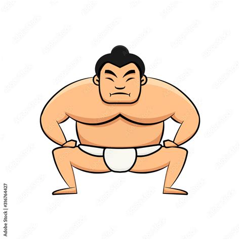 Sumo wrestler icon. Clipart image isolated on white background Stock Vector | Adobe Stock