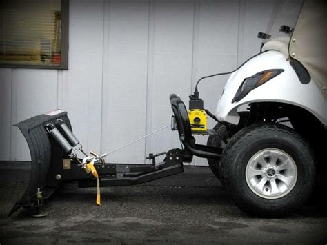 We've now engineered a snow plow kit that fits Yamaha DRIVE and E-Z-GO ...