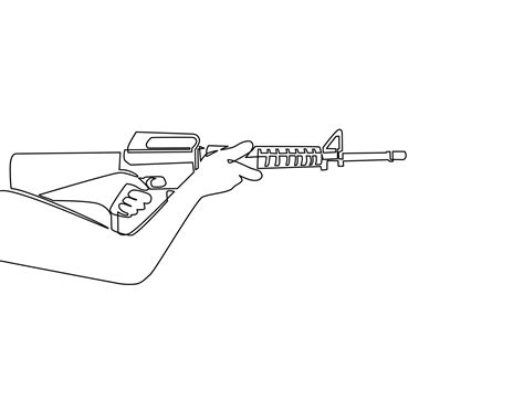 Details 80+ assault rifle sketch - in.eteachers