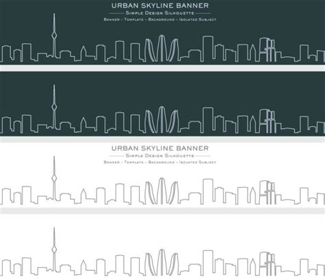 Baku Skyline Illustrations, Royalty-Free Vector Graphics & Clip Art ...