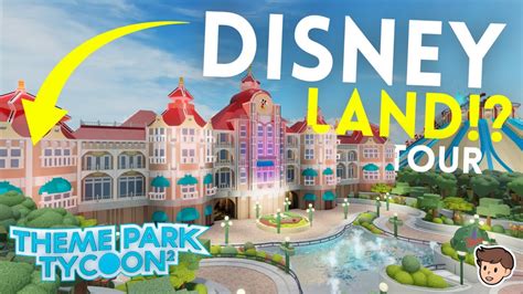 🎢 Is This The BEST DISNEYLAND In Theme Park Tycoon 2 Ever?! | Tour ...