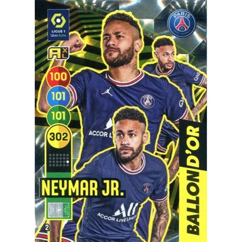 Buy Cards Neymar Jr. PSG Ballon D'or Panini Adrenalyn XL Ligue 1 2021/22