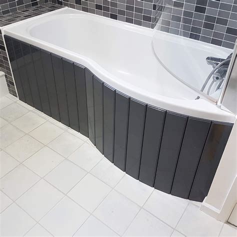 Flexible Bath Panel ideal for P Shaped Shower Baths any colour / finish ...